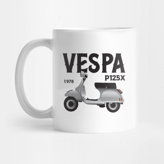 1978 Vespa P125X by kindacoolbutnotreally